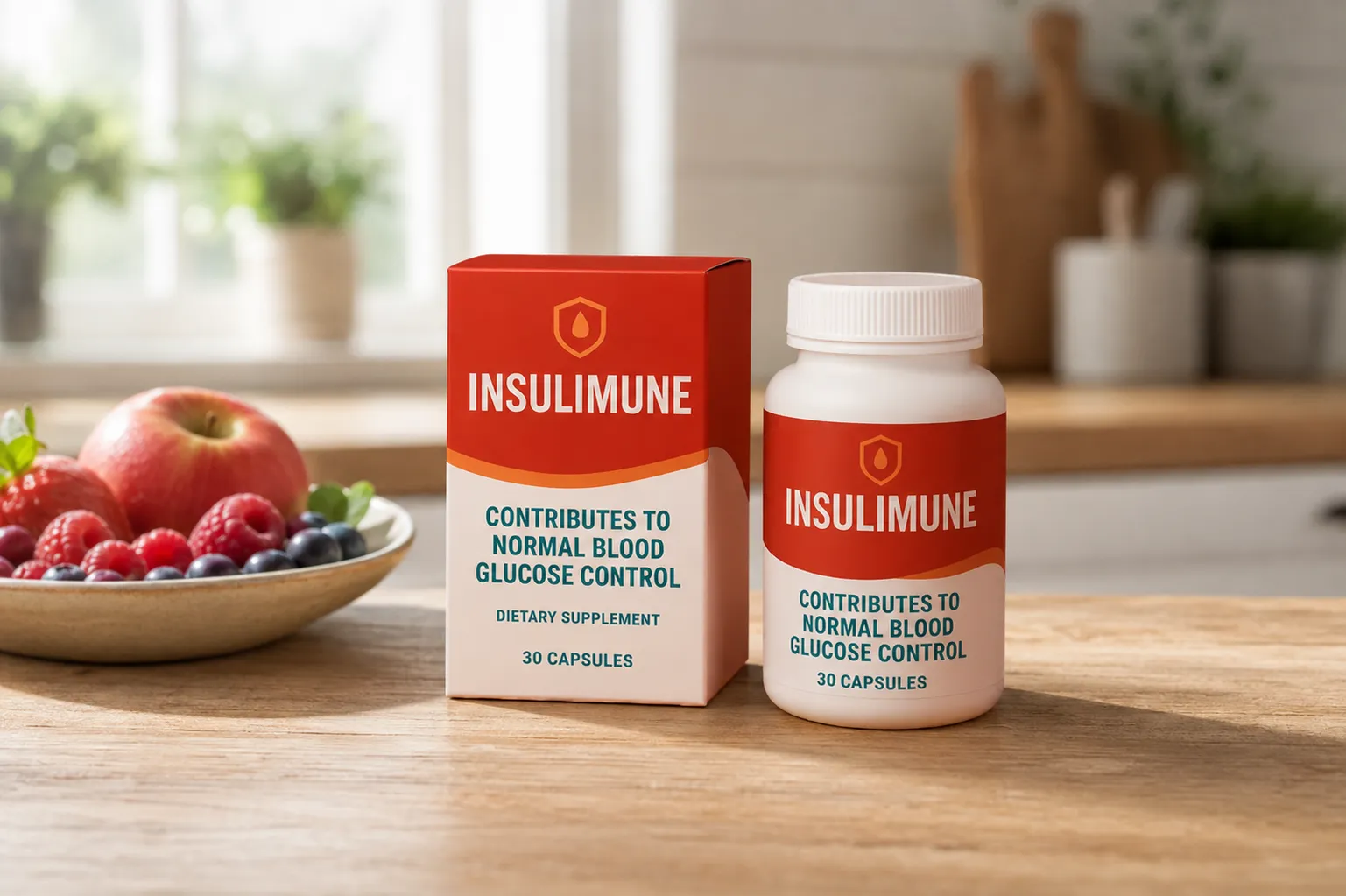 Insulimune + — Verpackung im Alltag