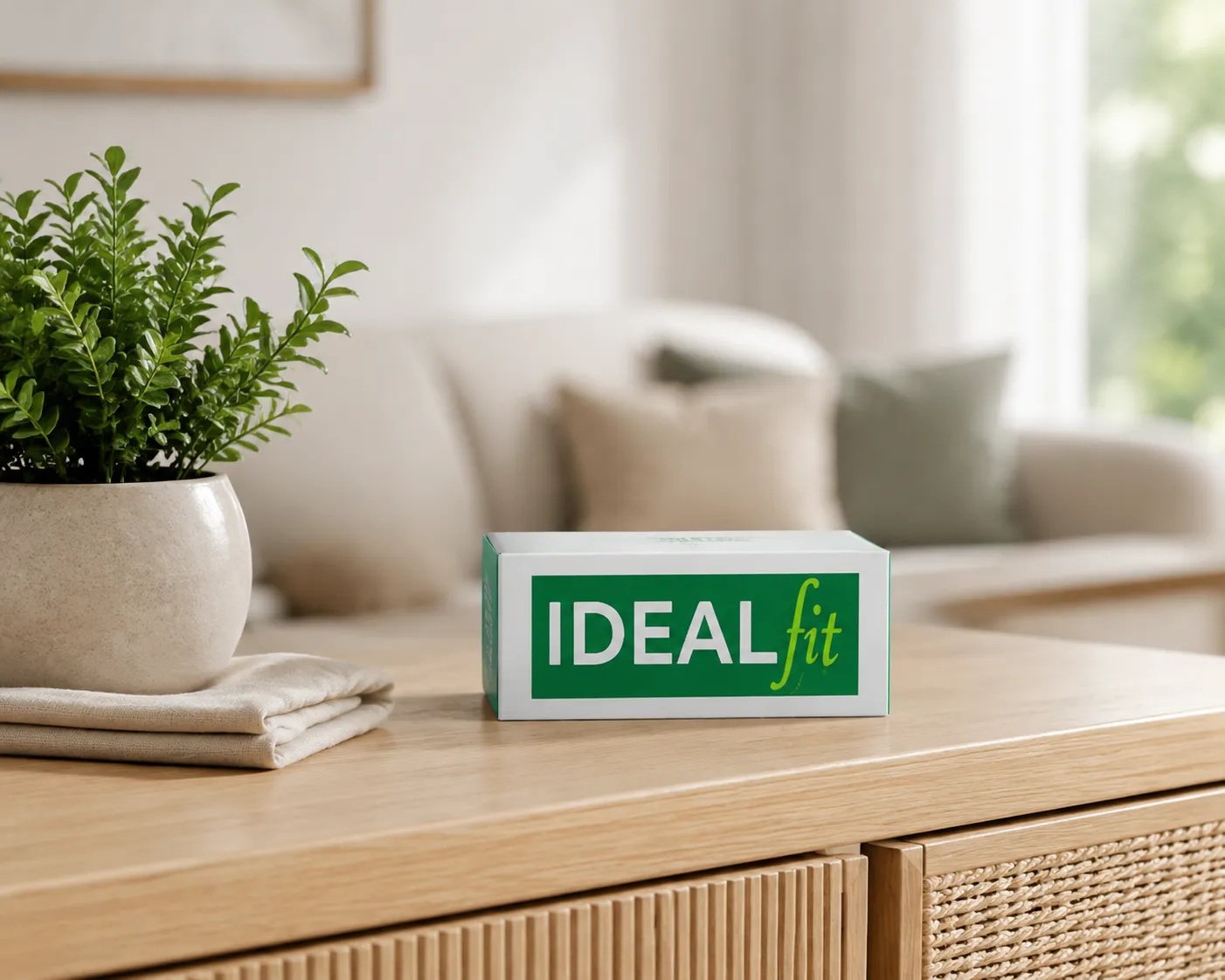 IdealFit Low — Verpackung im Alltag
