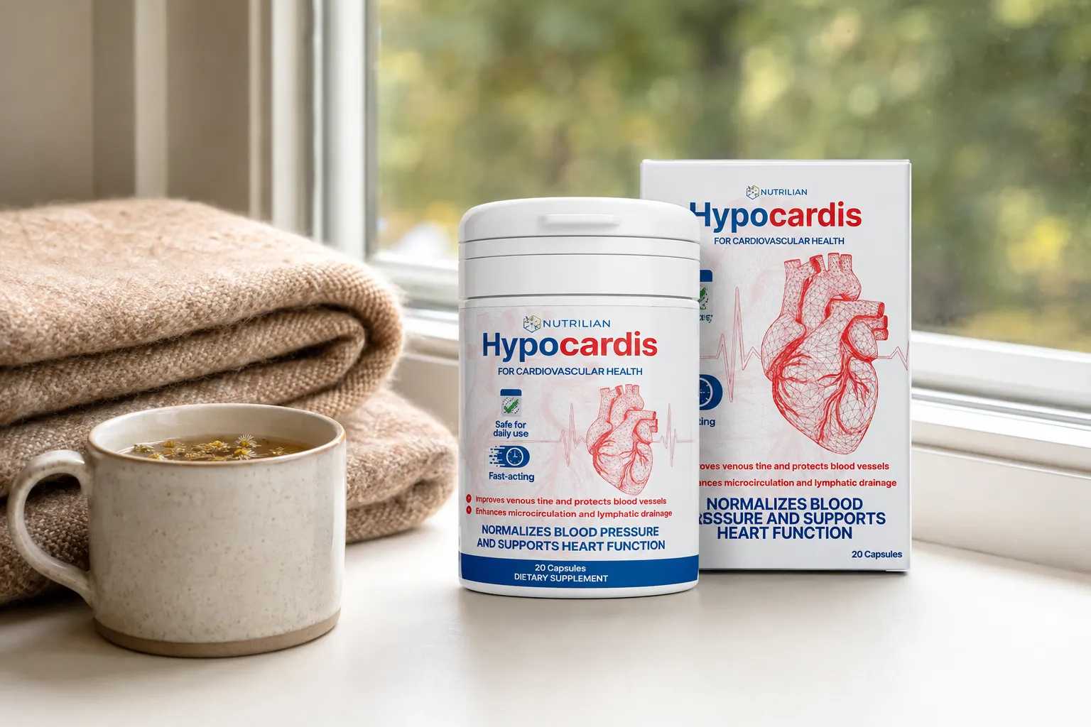 Hypocardis — Verpackung im Alltag