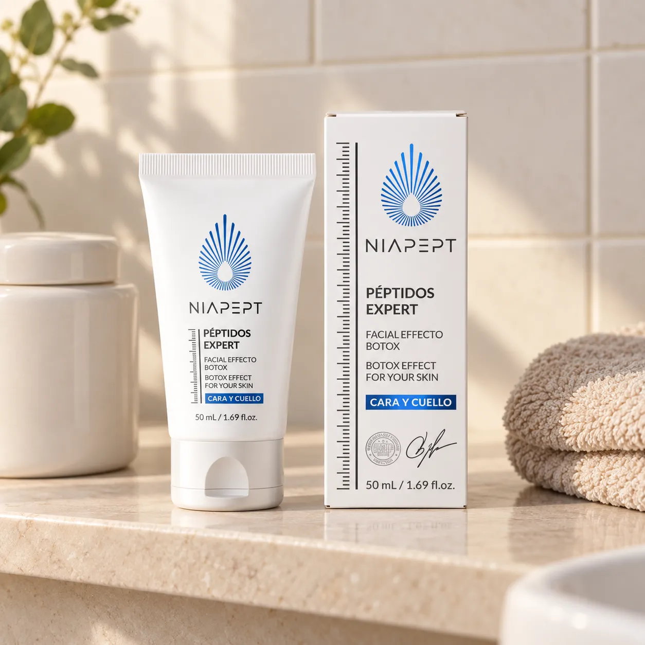 Niapept — Verpackung im Alltag