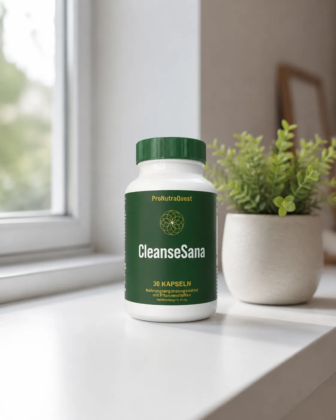 CleanseSana — Verpackung im Alltag