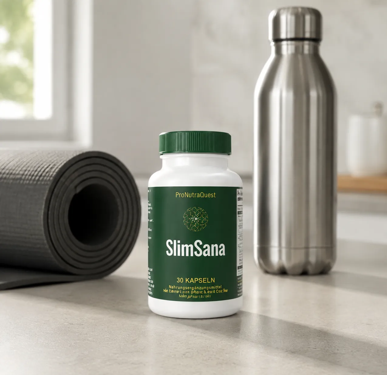 SlimSana — Verpackung im Alltag
